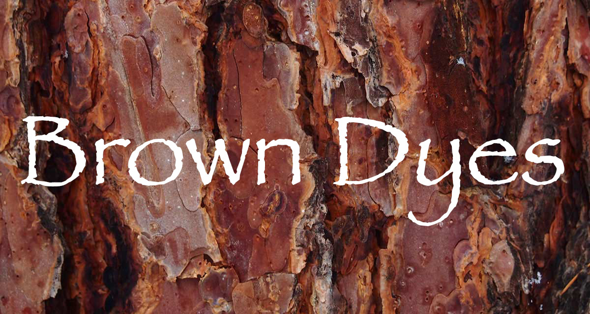 Natural Brown Dyes - Asian Textile Studies